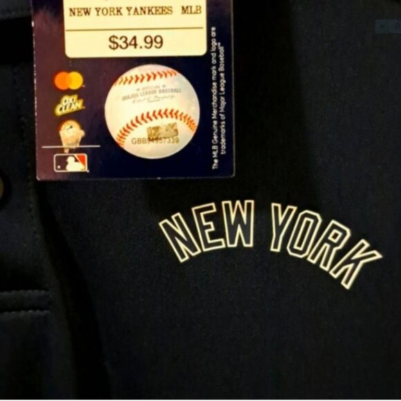 NWT - NY Yankees Men's Polo Shirt - Size L - Picture 2 of 4